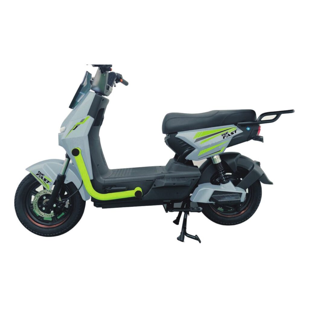 Bicicleta elétrica TK3 Track TKE-1000 FAST G, na cor cinza