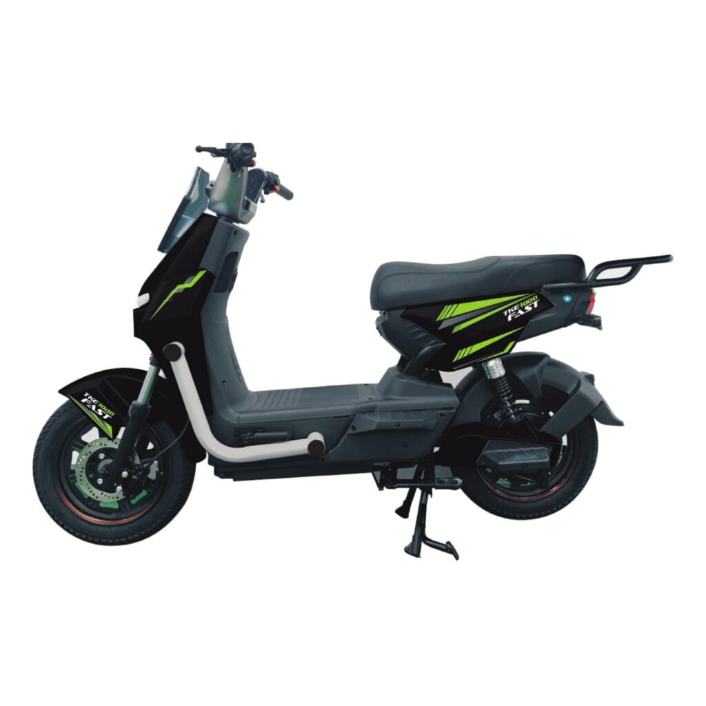 Bicicleta elétrica TK3 Track TKE-1000 FAST P, na cor preta