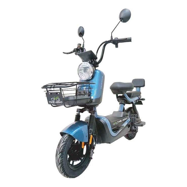 Bicicleta elétrica TK3 Track TKE-650 B, na cor azul